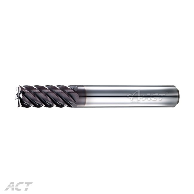 (S6KES) 6 Flute High-hardness Square Endmill - HRC60 and above