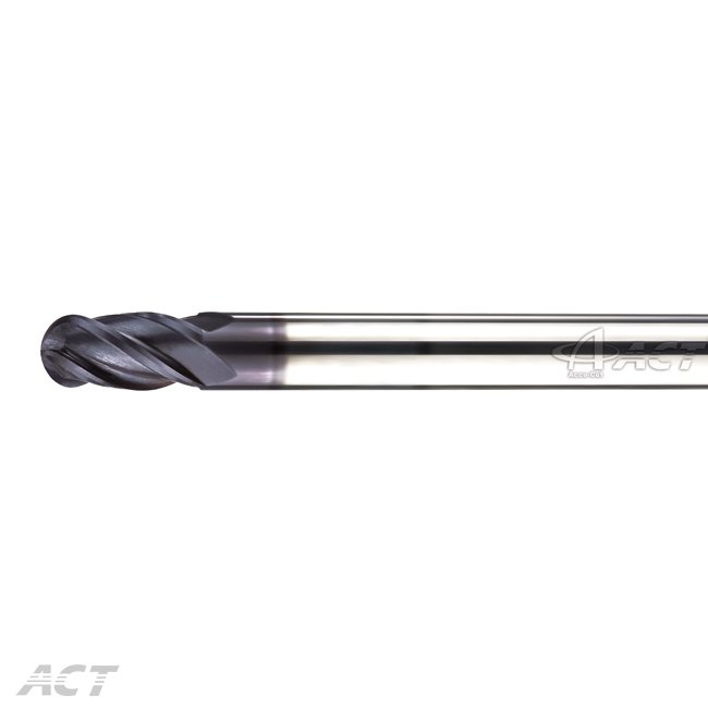 (4KBS) 4 Flute Ballnose - HRC50-60