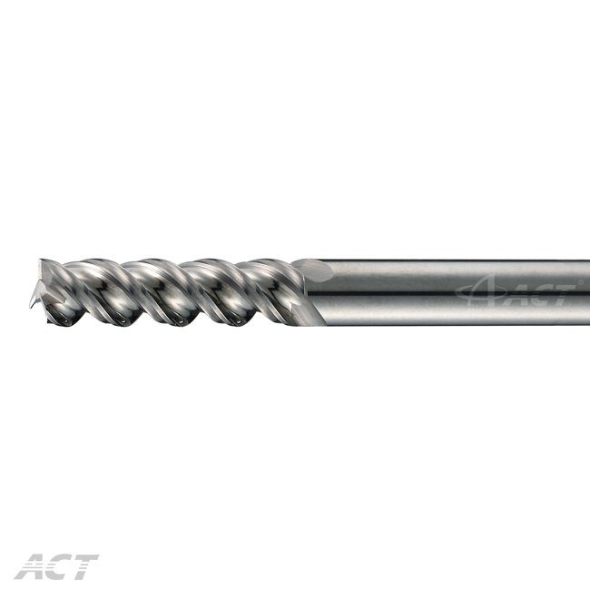 (R3AEL) Fast Cut - 3 Flute Long Flute Aluminum Square Endmill