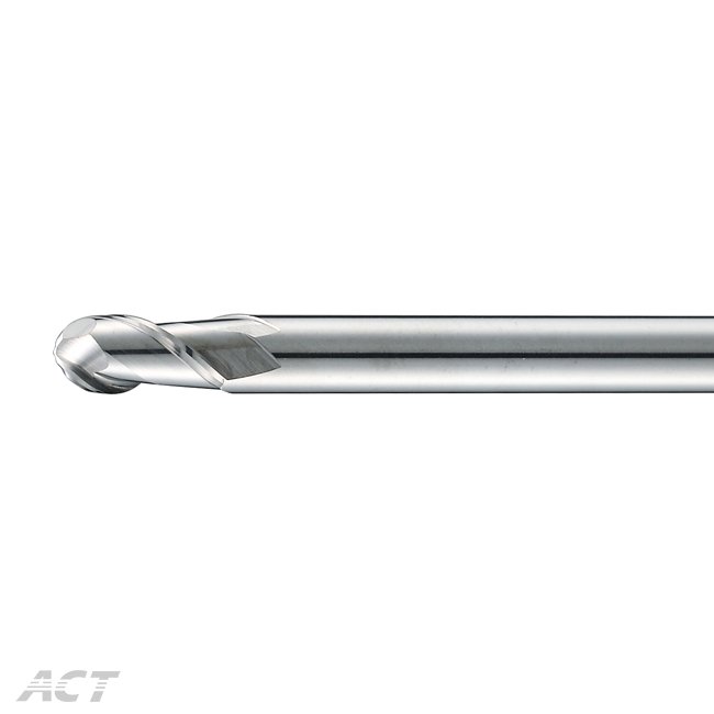 (2ABS) 2 Flute Aluminum Ballnose