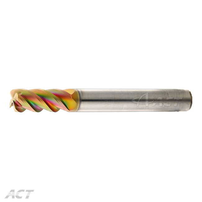 (SX4NB) 4 Flute High-hardness High-speed 45° Corner Radius - HRC60 and above