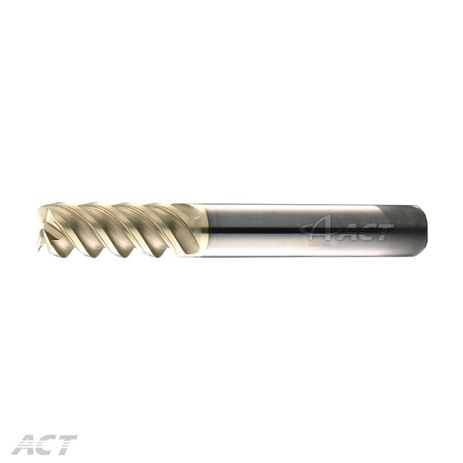 (SUV4KES) 4 Fute High Speed 45° Square Endmill - For Stainless Steel