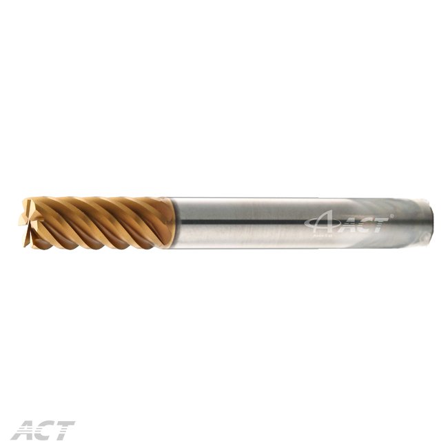 (SX6KES) 6 Flute High-hardness High-Speed Square Endmill - HRC60 and above