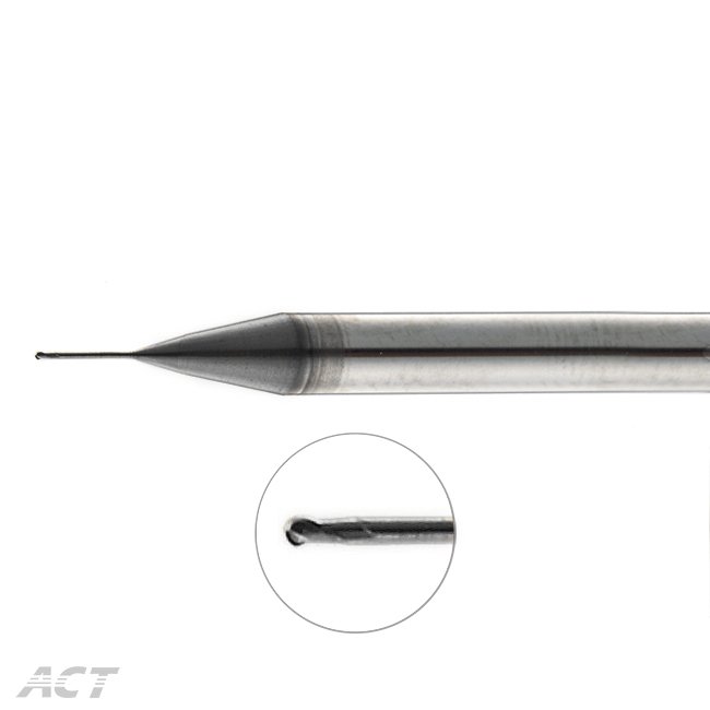 (2SUB) 2 Flute Micro Diameter Ballnose