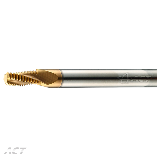 (TMUH) UN Carbide Thread Mill - Helical Flutes - Internal